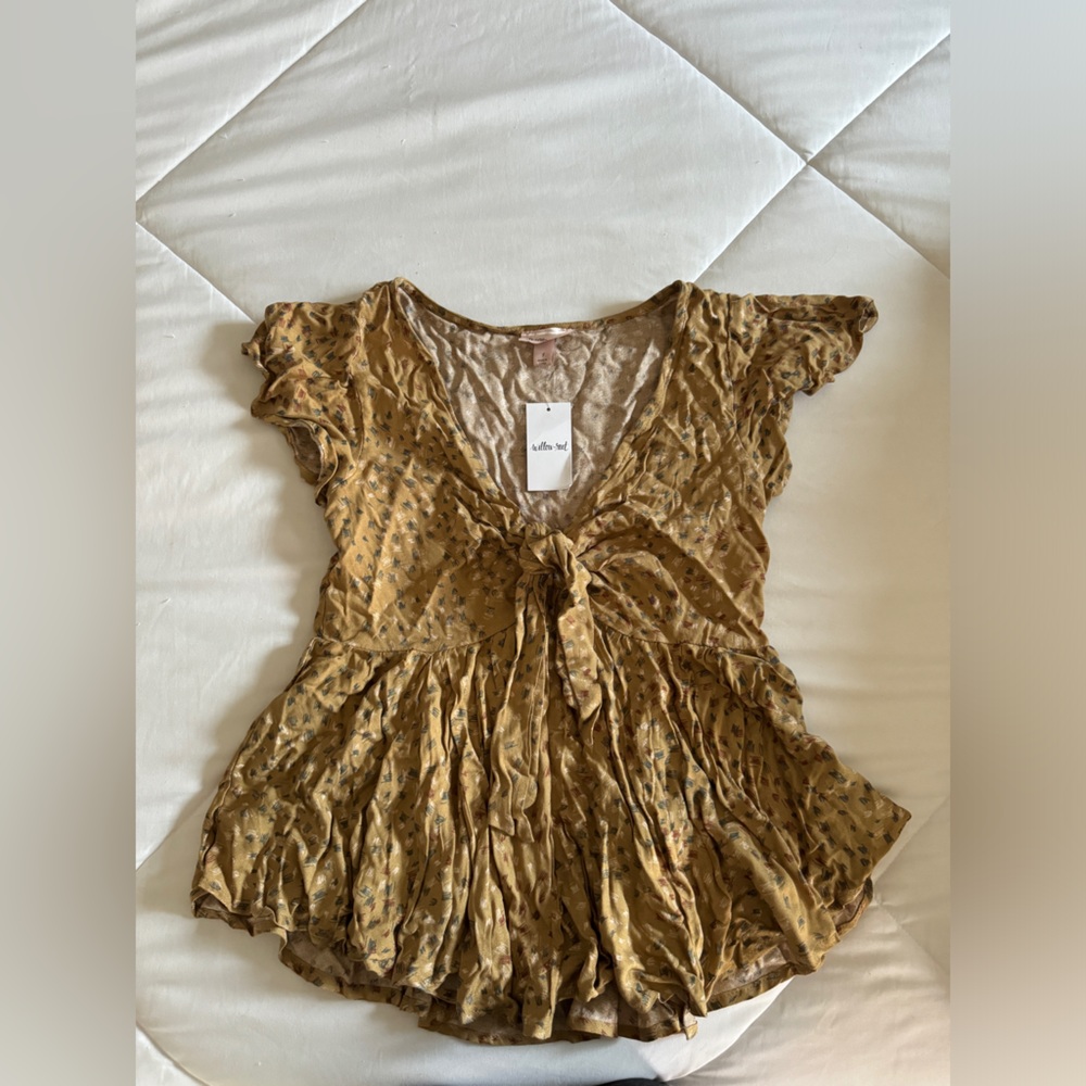 Fall baby doll top